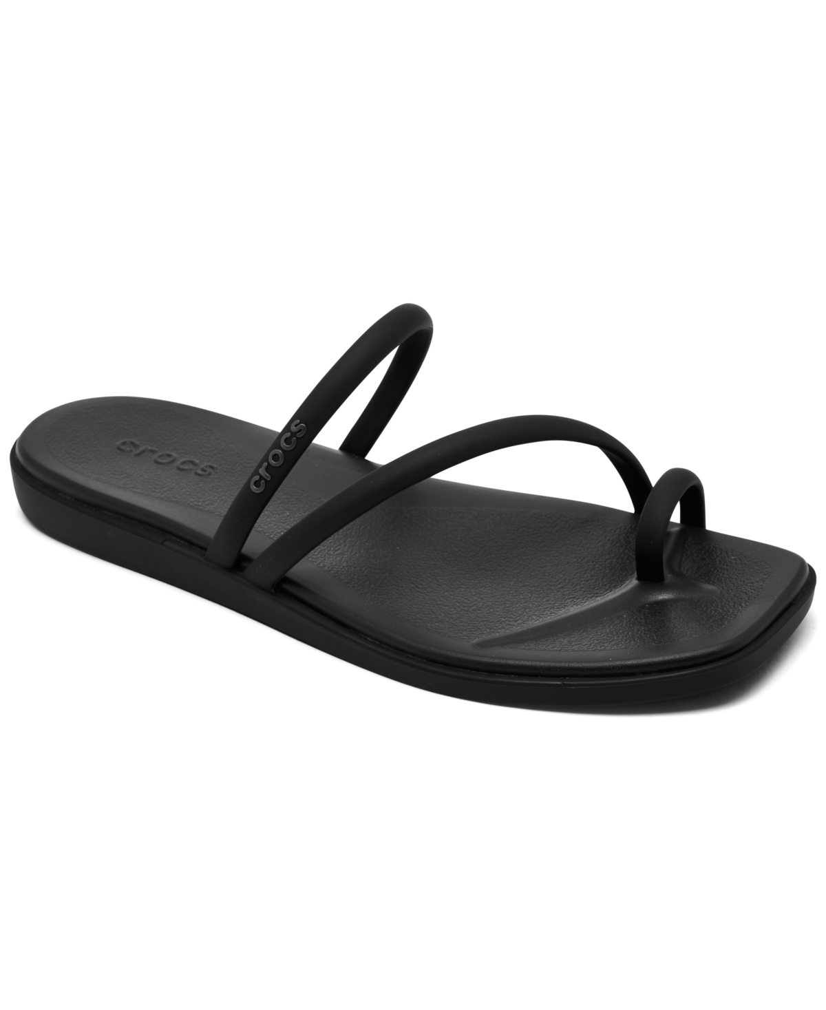 Women's Miami Toe Loop Sandals from Finish Line - Black