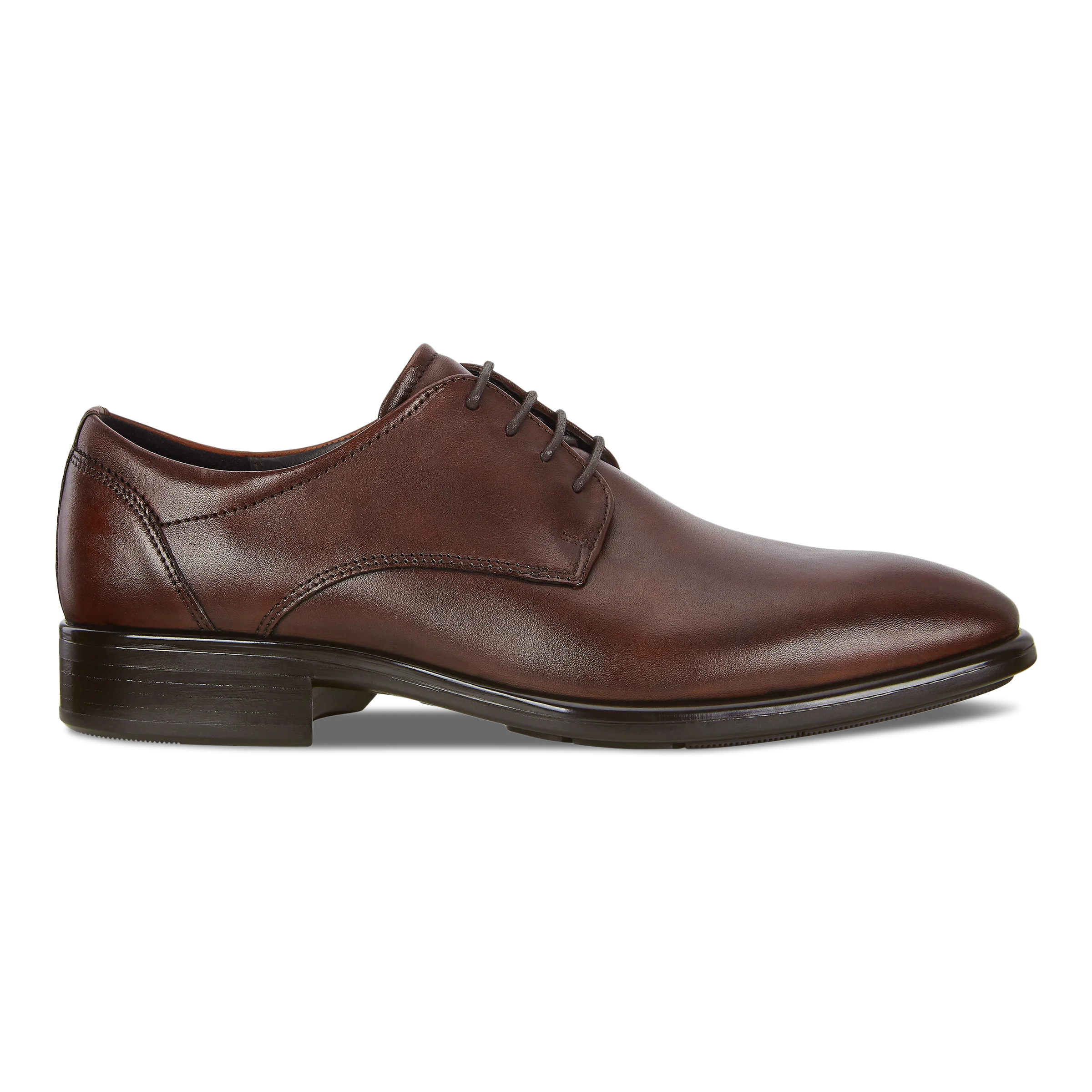 Citytray - Men's Leather Derby Shoe - Brown