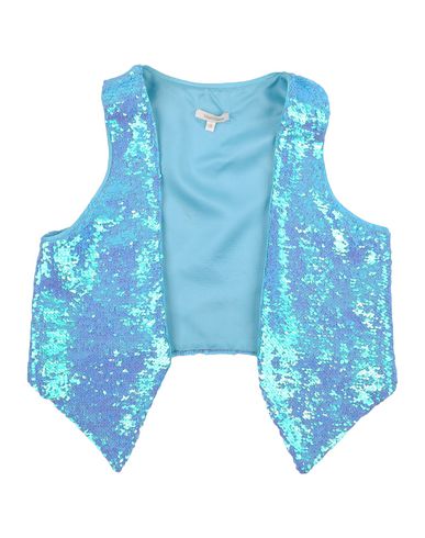 Kid Girl Wrap cardigans Azure Size 10 Polyester