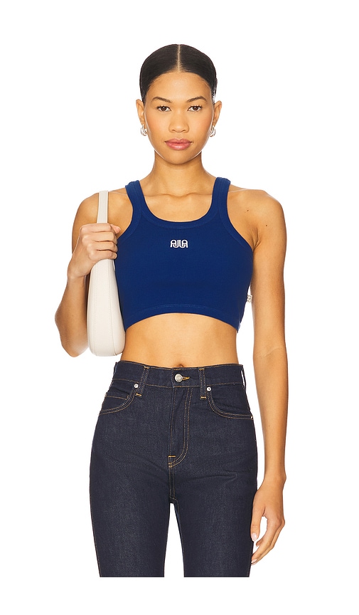 Araminta James TANK-TOP AJ in Blue. Größe XS. Also in L, M