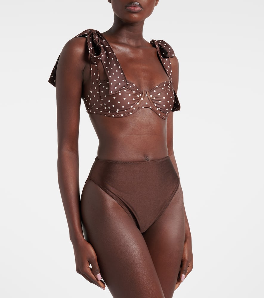High-rise bikini bottoms