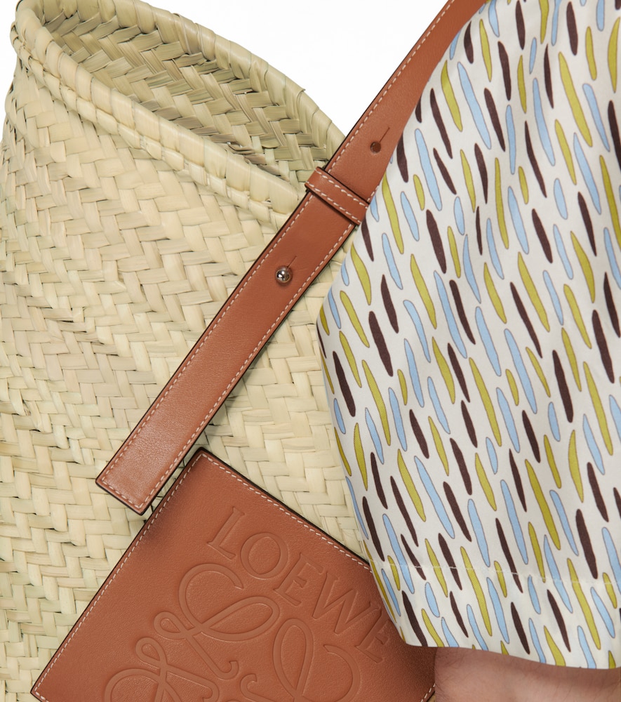 Loewe Large raffia tote bag