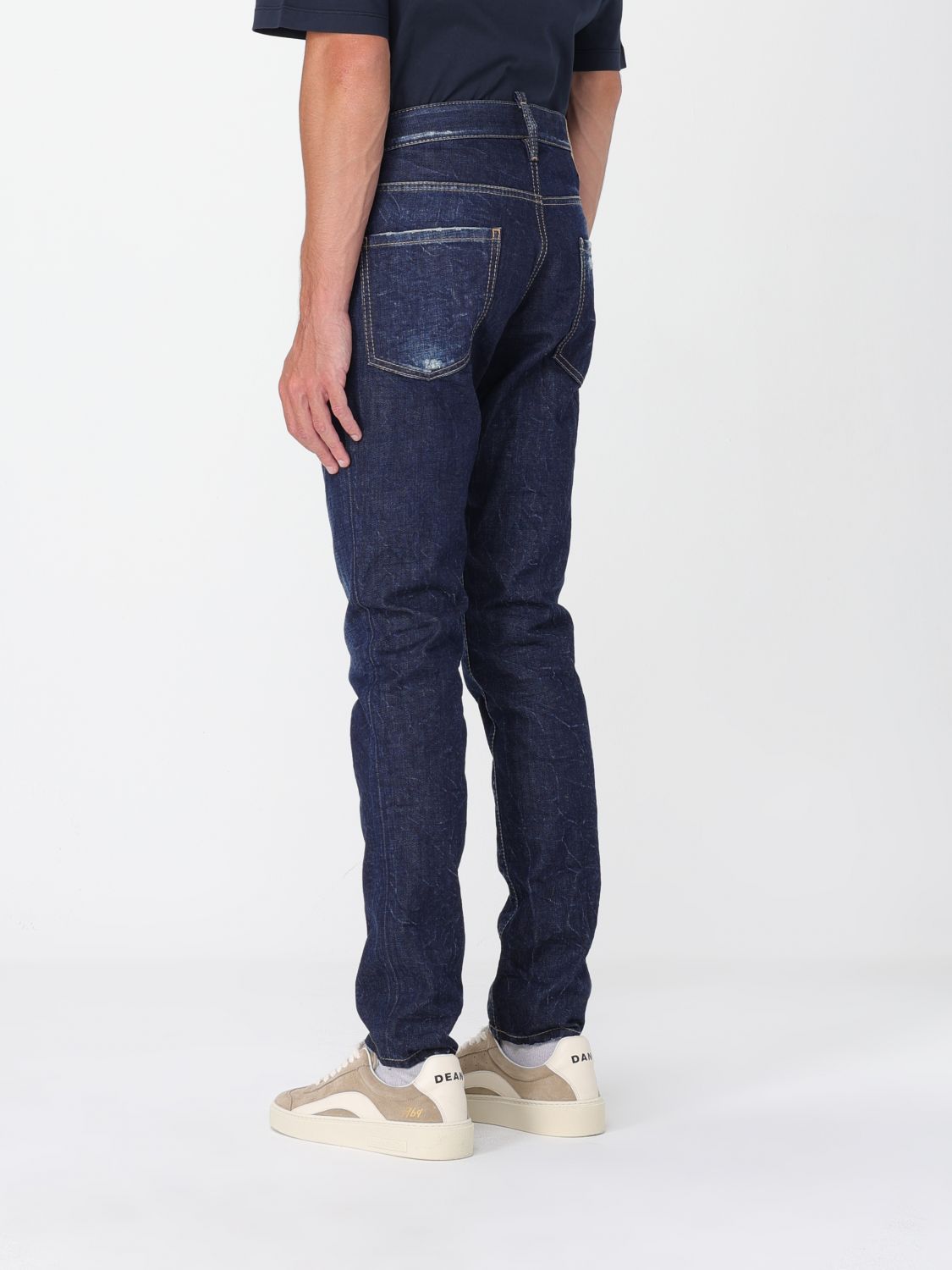 Pants Men color Blue
