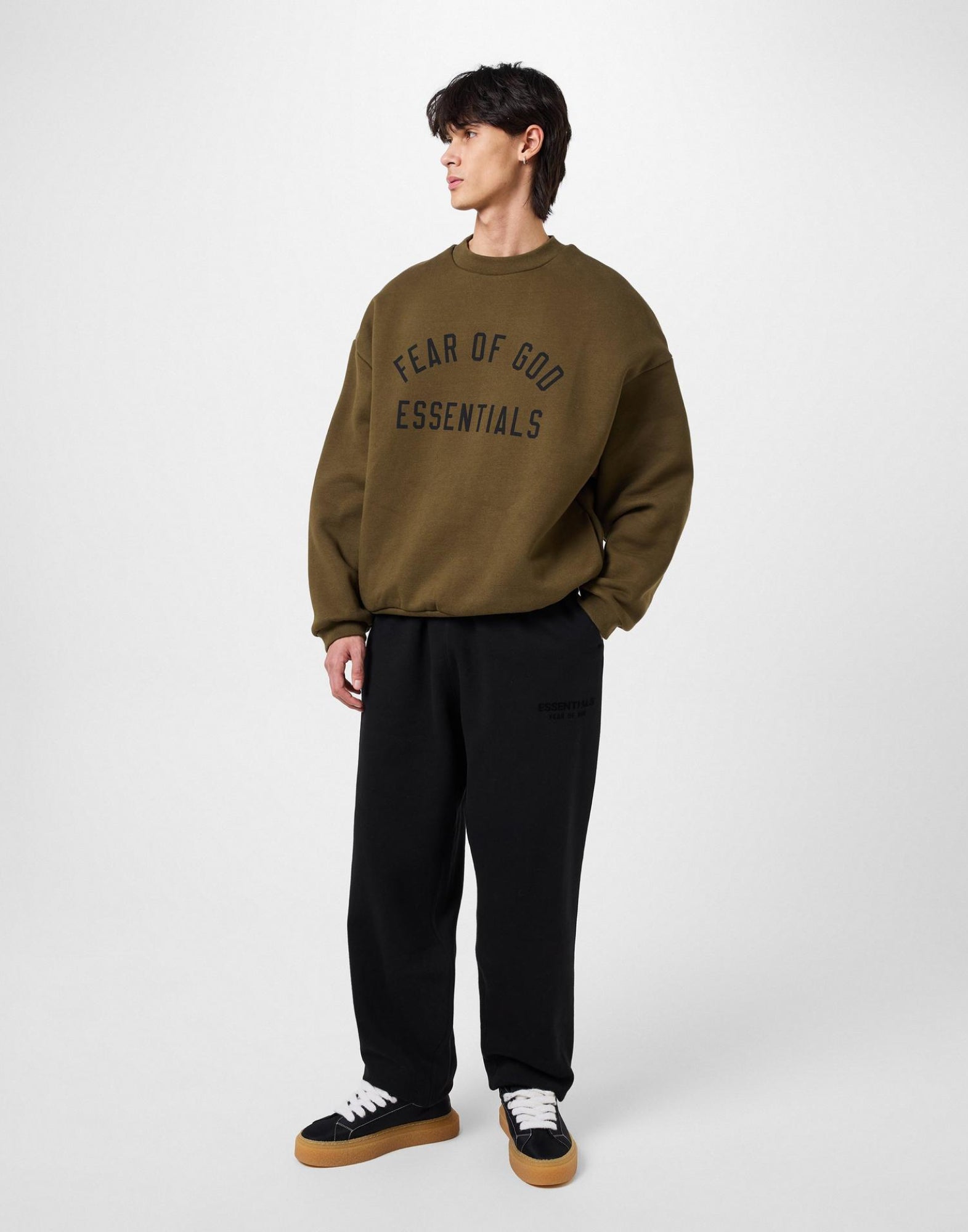 Logo Crewneck Sweatshirt — Green