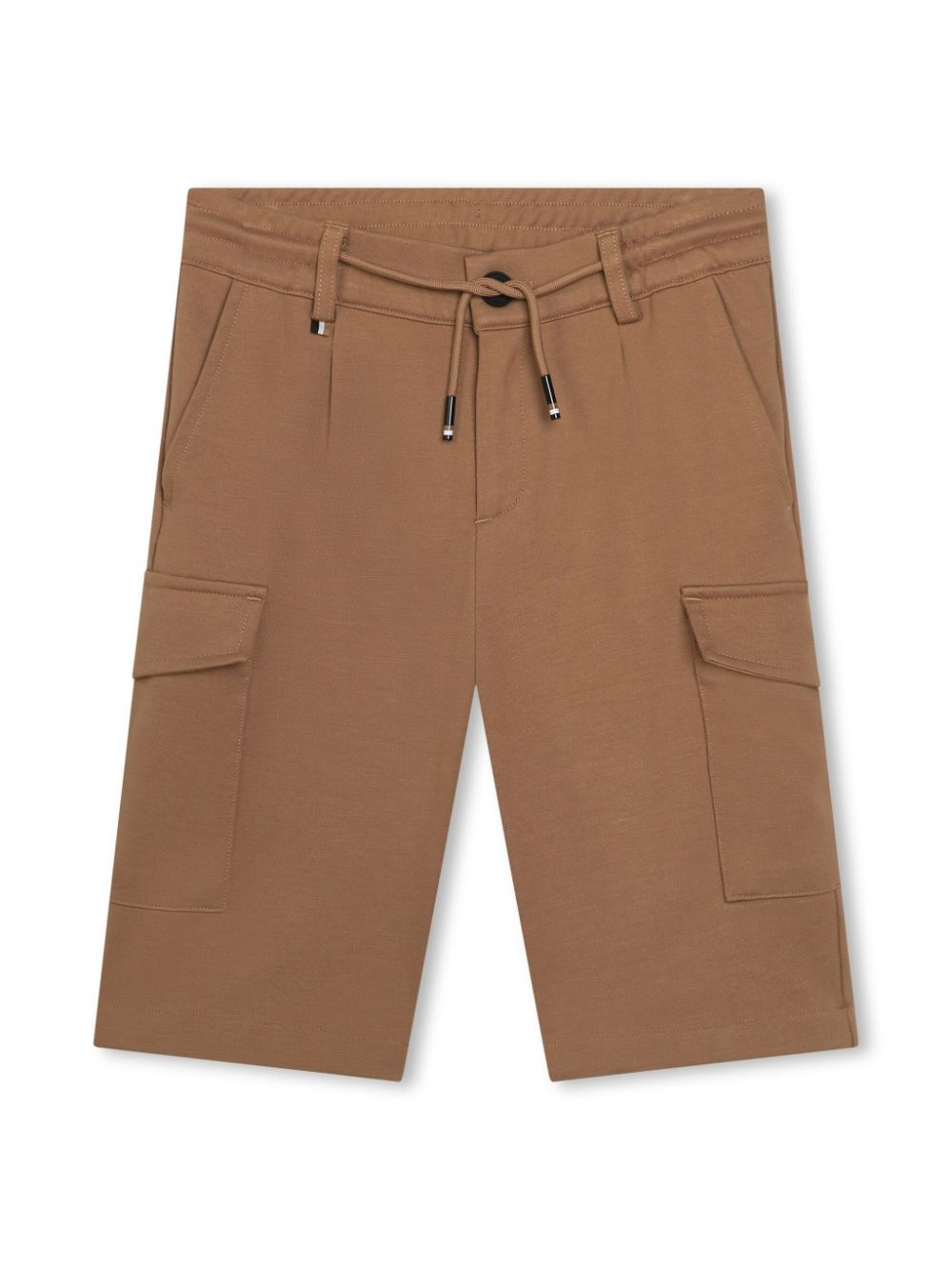 Patch-pocket shorts - Brown