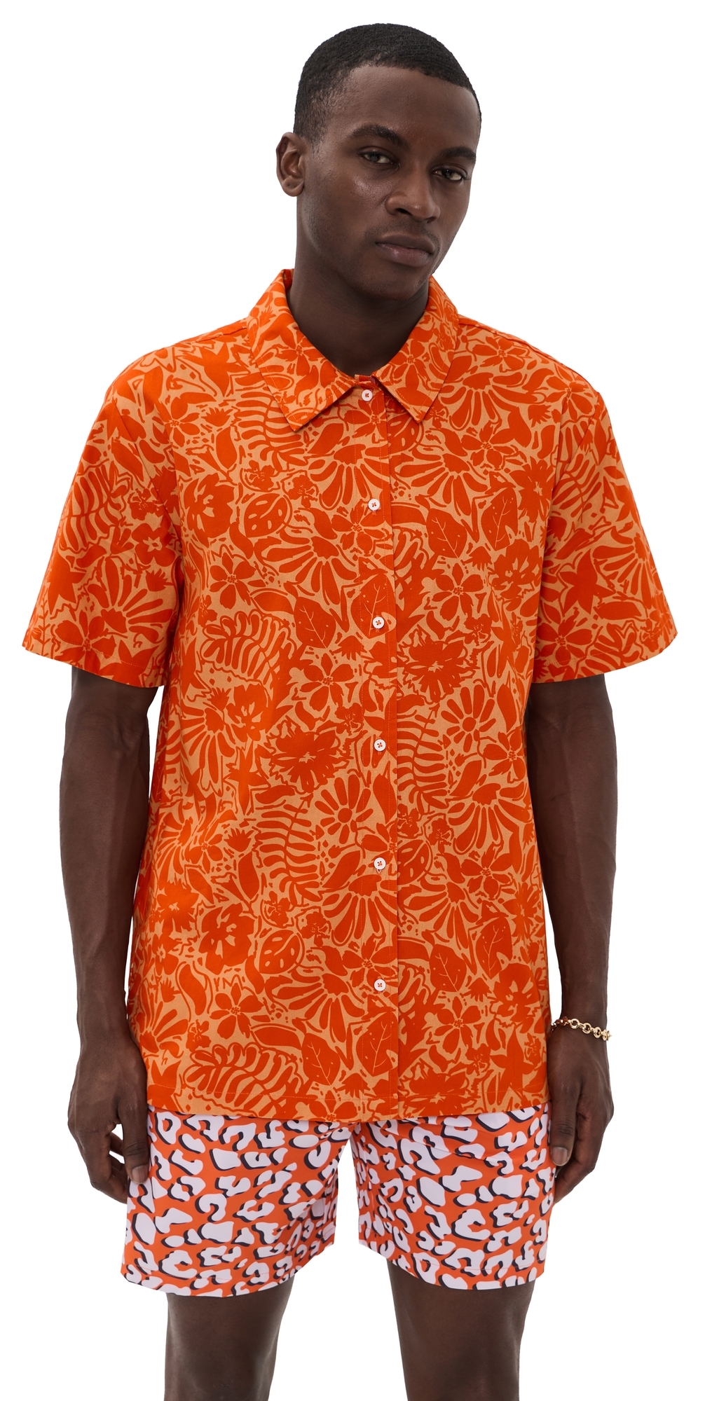 St. Tropez Camp Shirt Orange