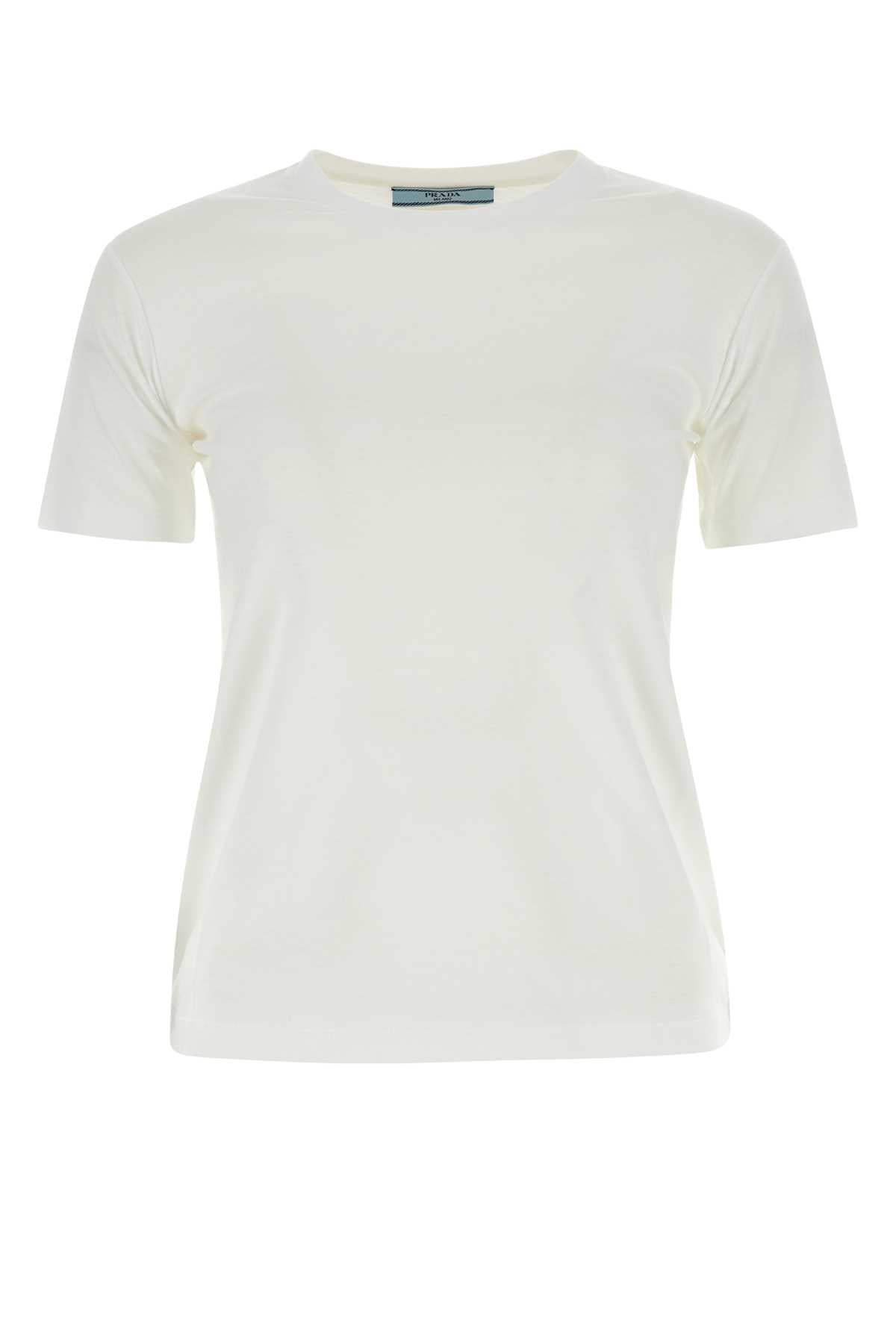 Cotton Jersey T-Shirt — White