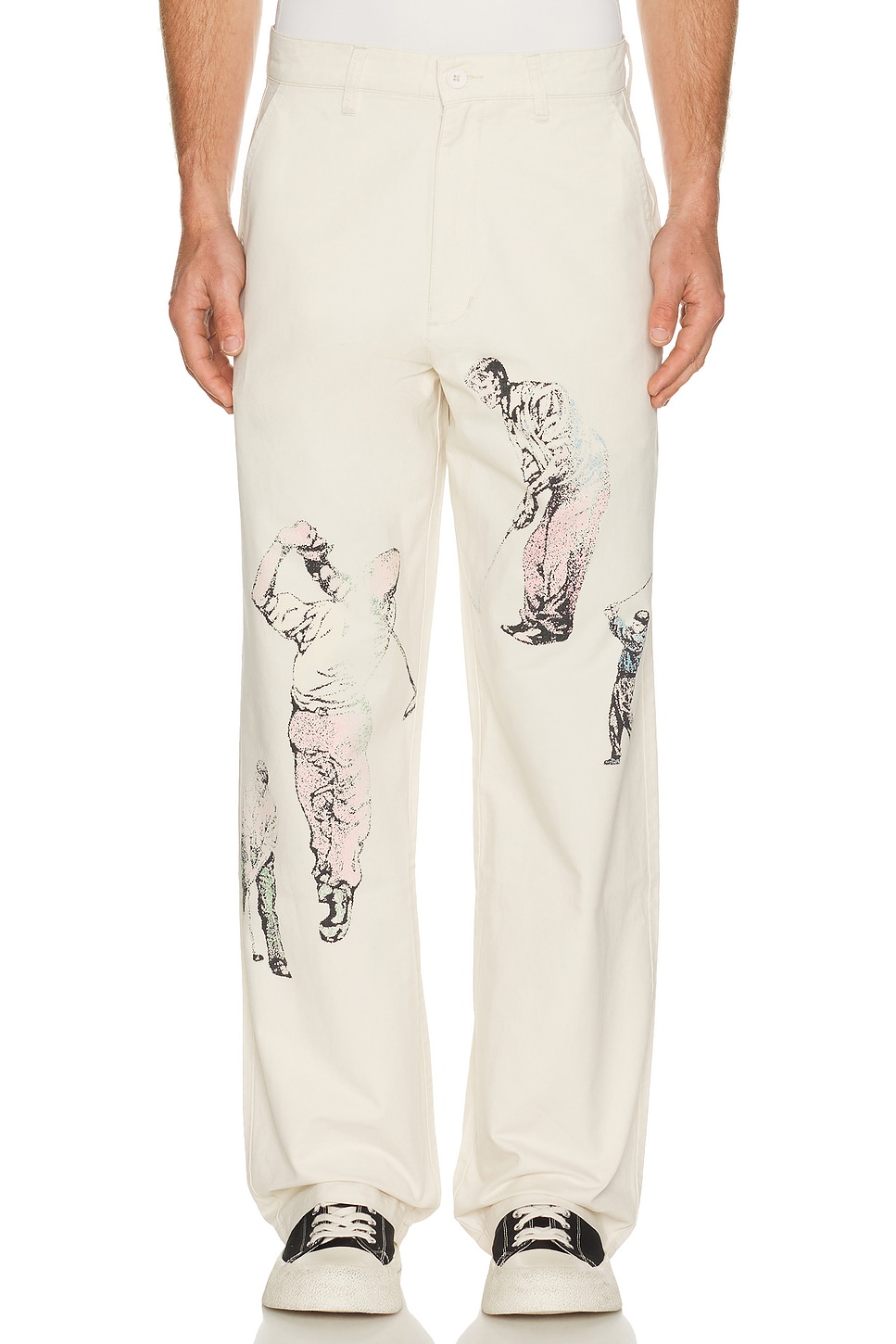 Students Golf Francis Work Pants in Off White - Cream. 30 also