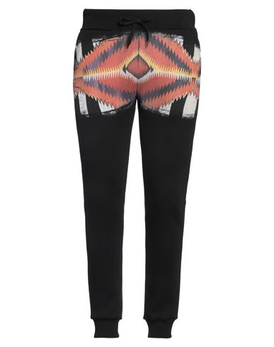 Man Pants Black Size L Cotton, Polyester