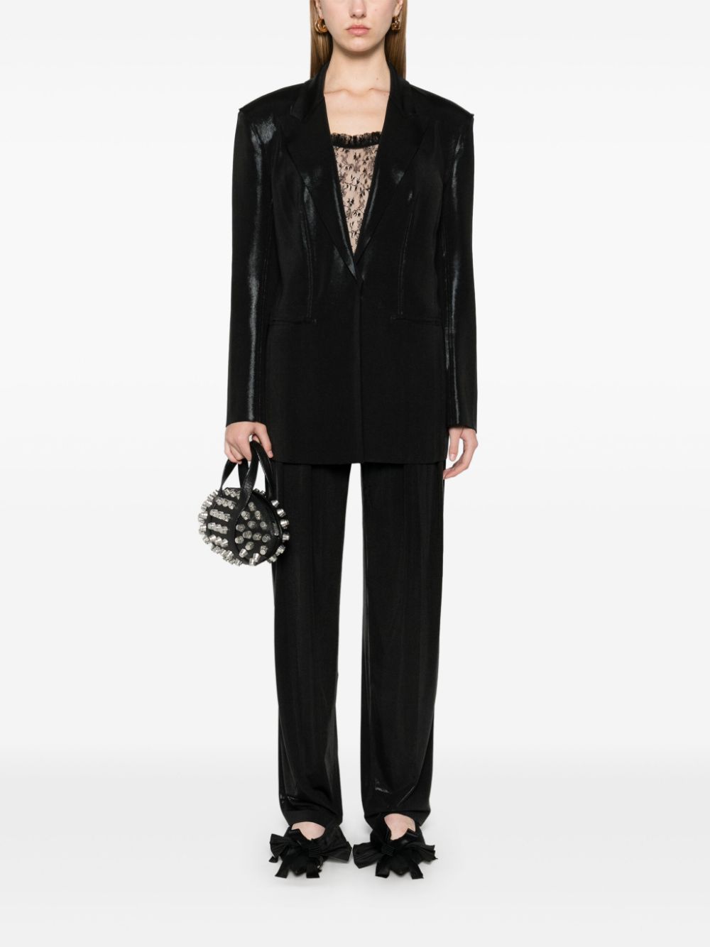 Single-breasted jacket - Black