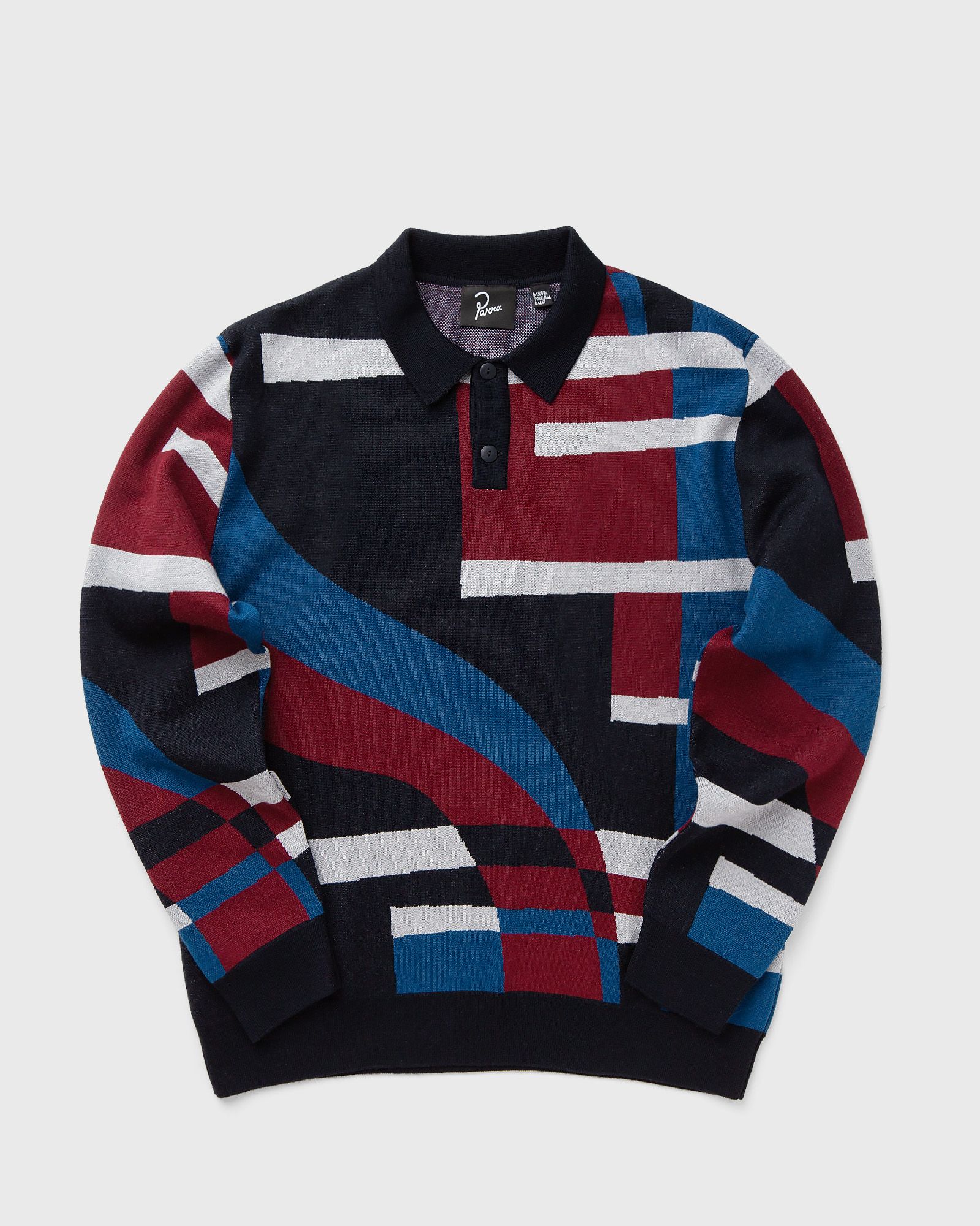 VERTICAL FOREST KNITTED POLO multi male Polos now available at BSTN