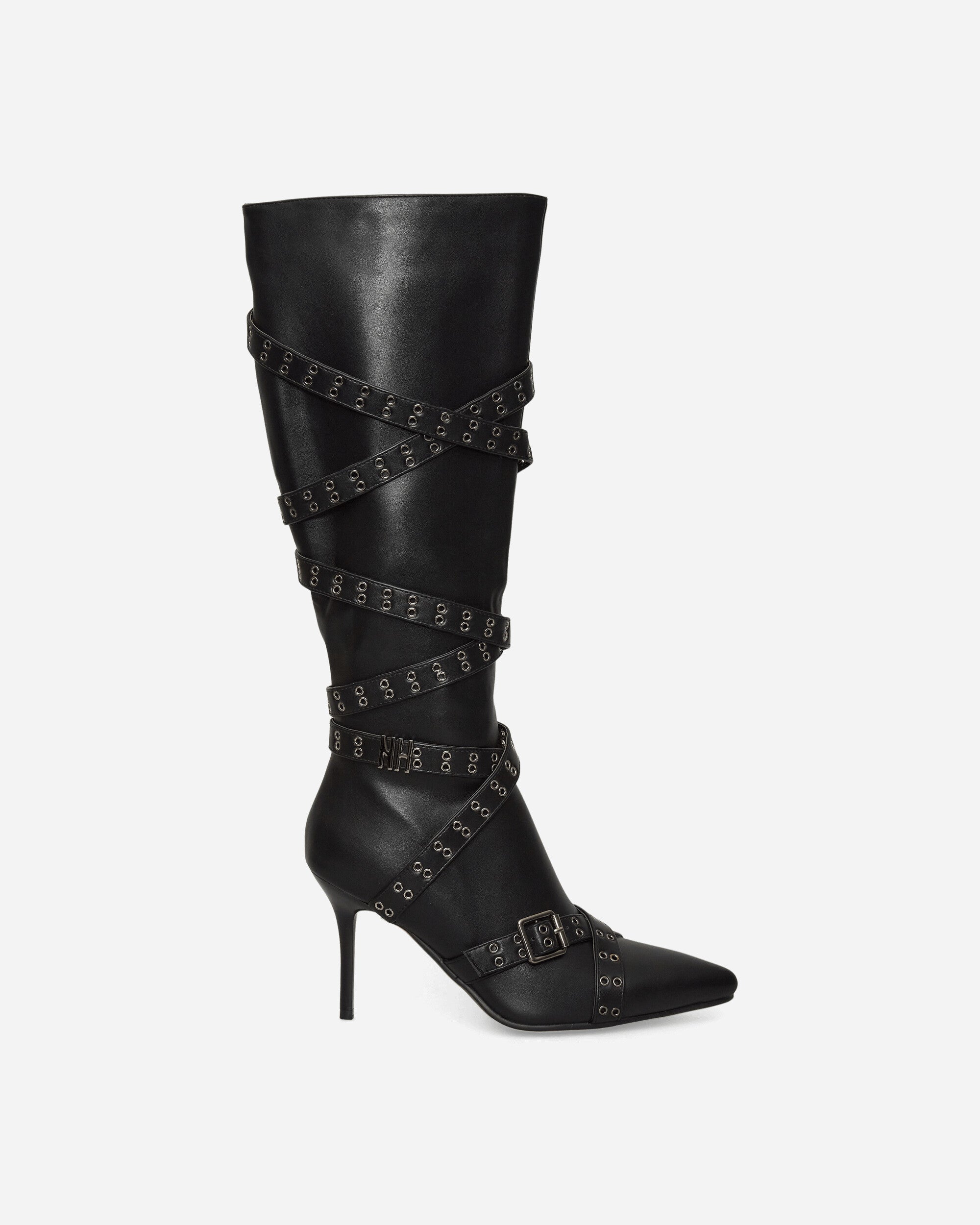 Women s Strappy Boots Black