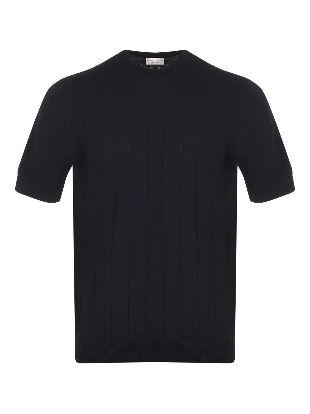 Filippo De Laurentiis ribbed-knit T-shirt - Black