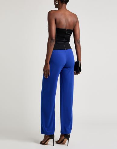 Patrizia Pepe Woman Pants Bright blue Size 10 Polyester, Elastane