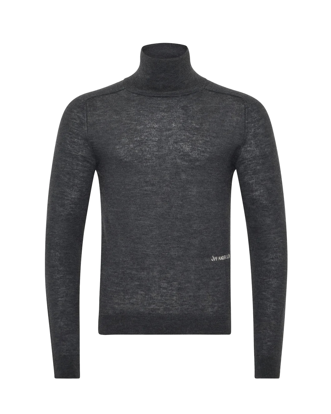 Turtleneck Jumper Charcoal Melange