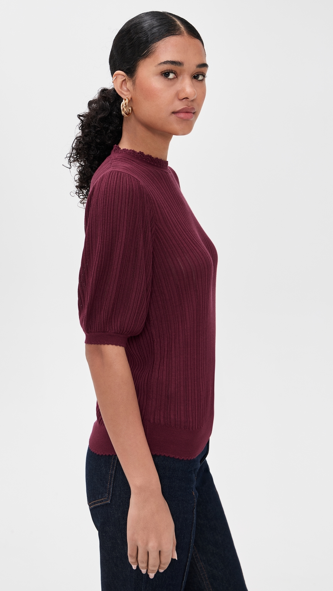 Gemma Top Claret