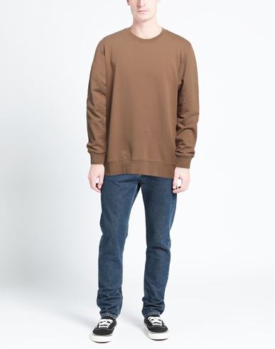 Man Sweatshirt Camel Size S Organic cotton