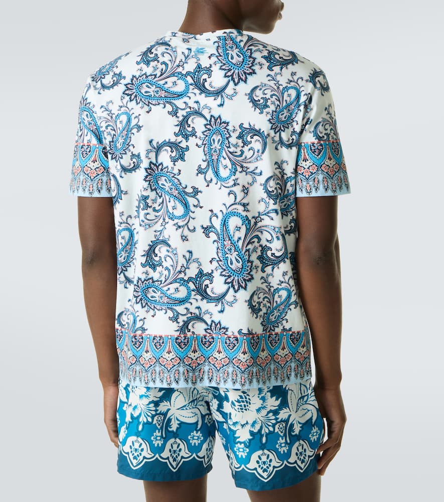 Paisley cotton T-shirt
