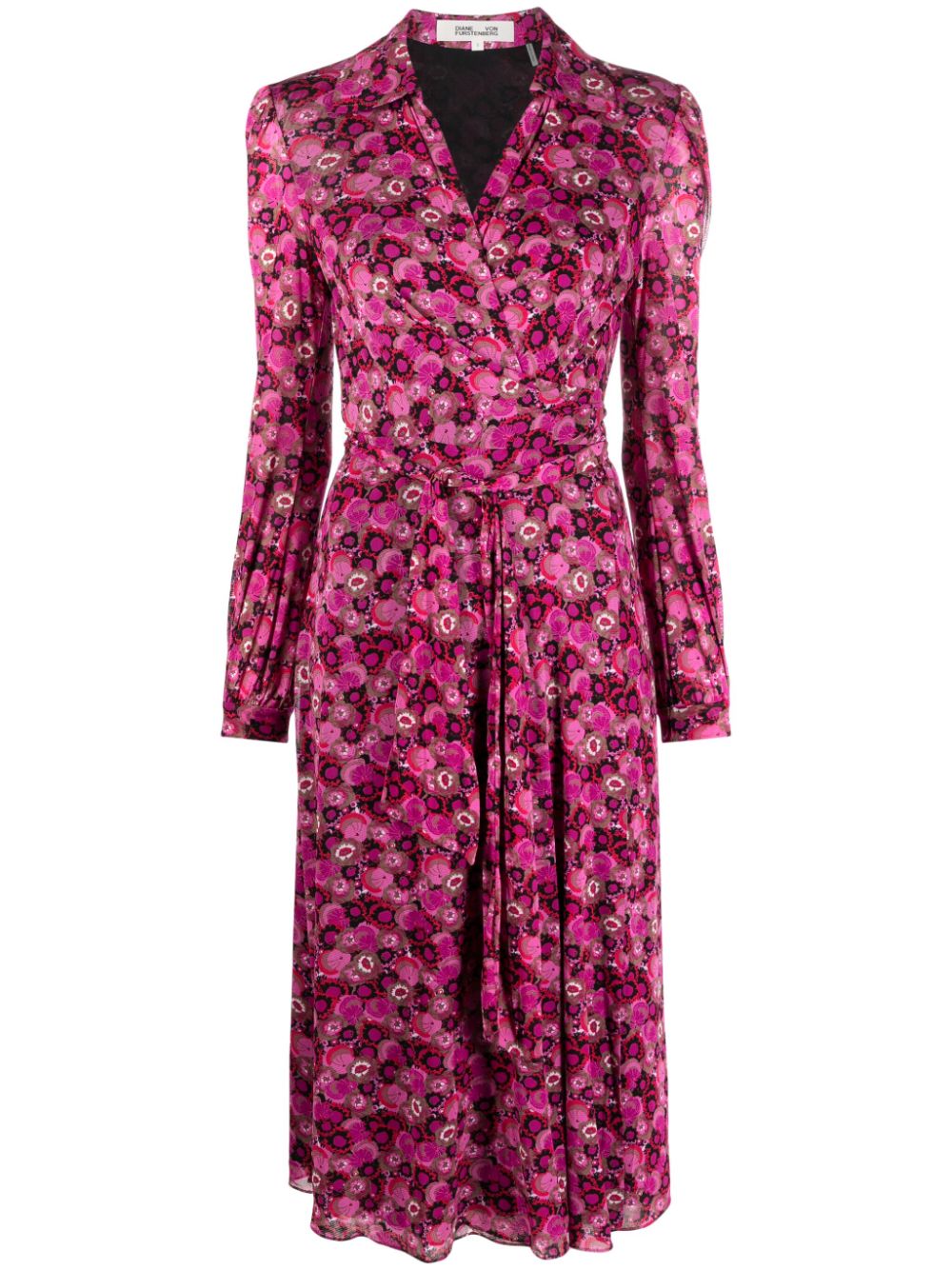 Phoenix mesh wrap dress - Black
