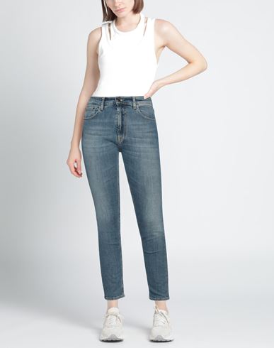 Woman Jeans Blue Size 25 Cotton, Polyester, Elastane