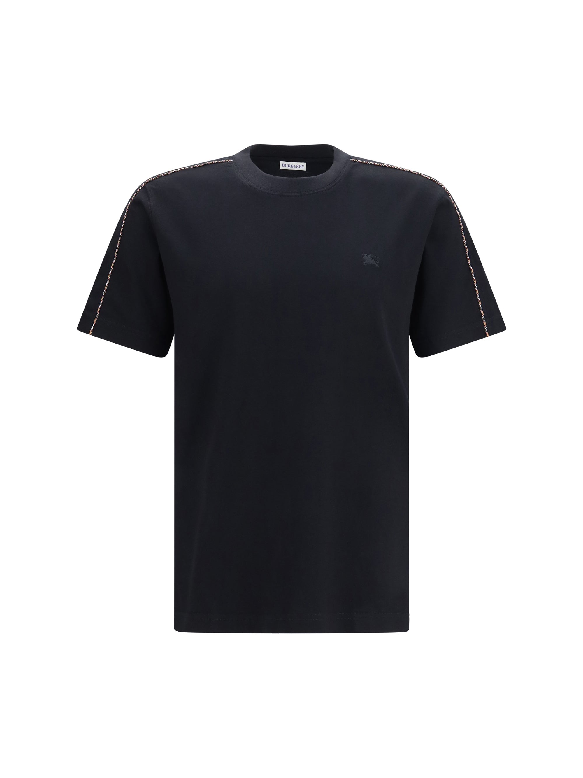 Check T-Shirt — Black