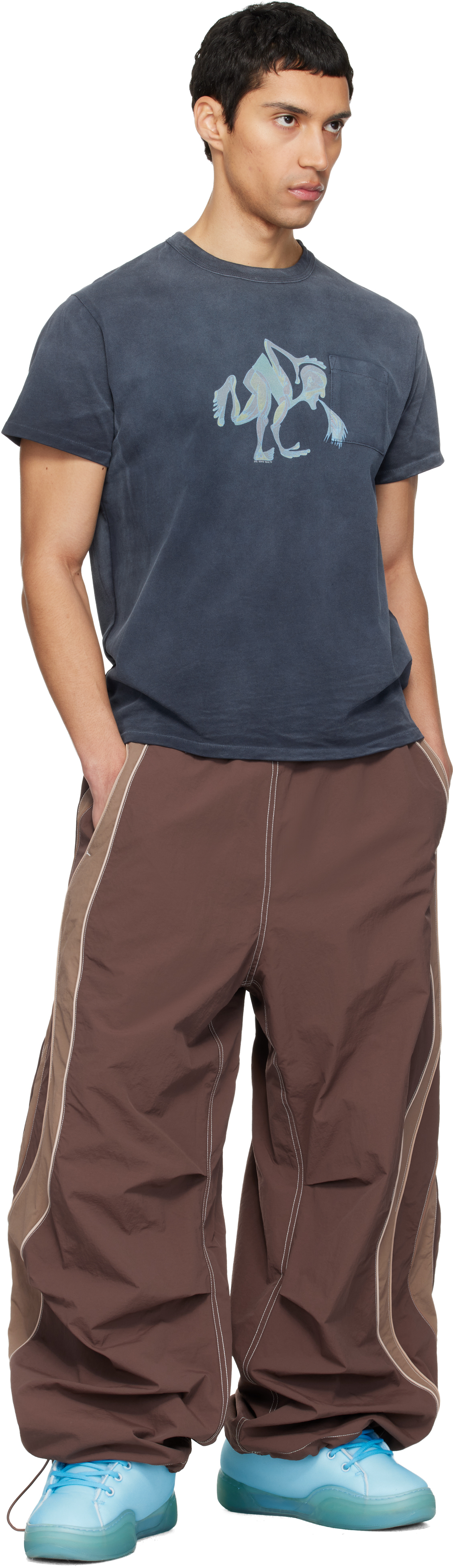 Brown UFO Track Pants