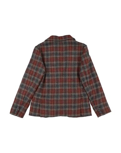 Kid Boy Blazer Brown Size 12 Wool, Polyamide