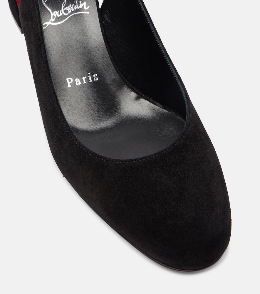 So Jane 55 suede slingback pumps