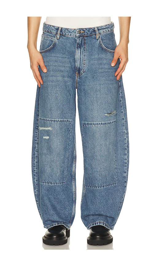 ALLSAINTS Barrel Trash Pant in Blue. 30. Also