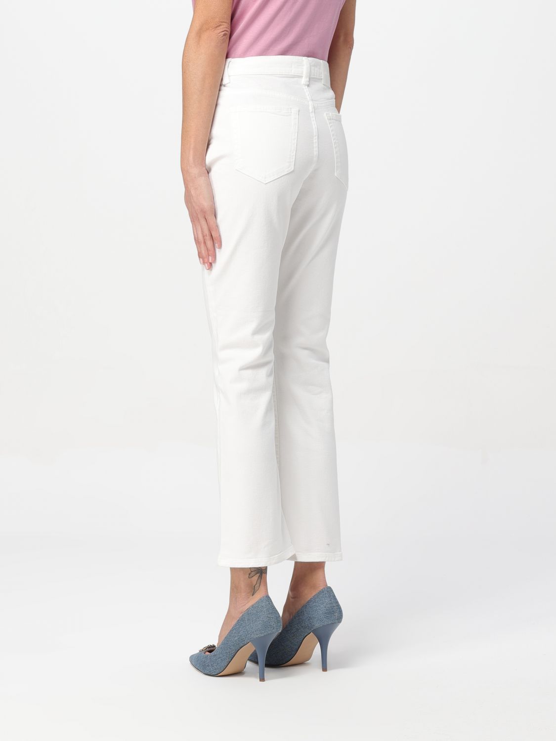 Jeans Woman color White