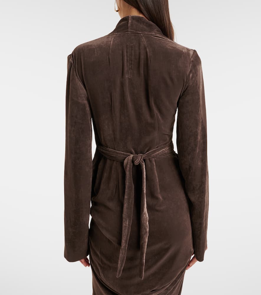 Wrap midi dress