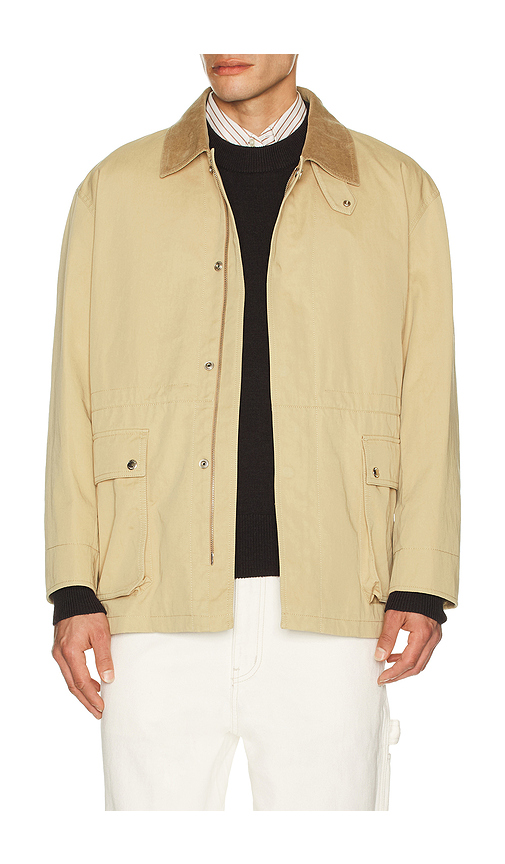 Dunst Chore Work Jacket in Beige. L. Also in