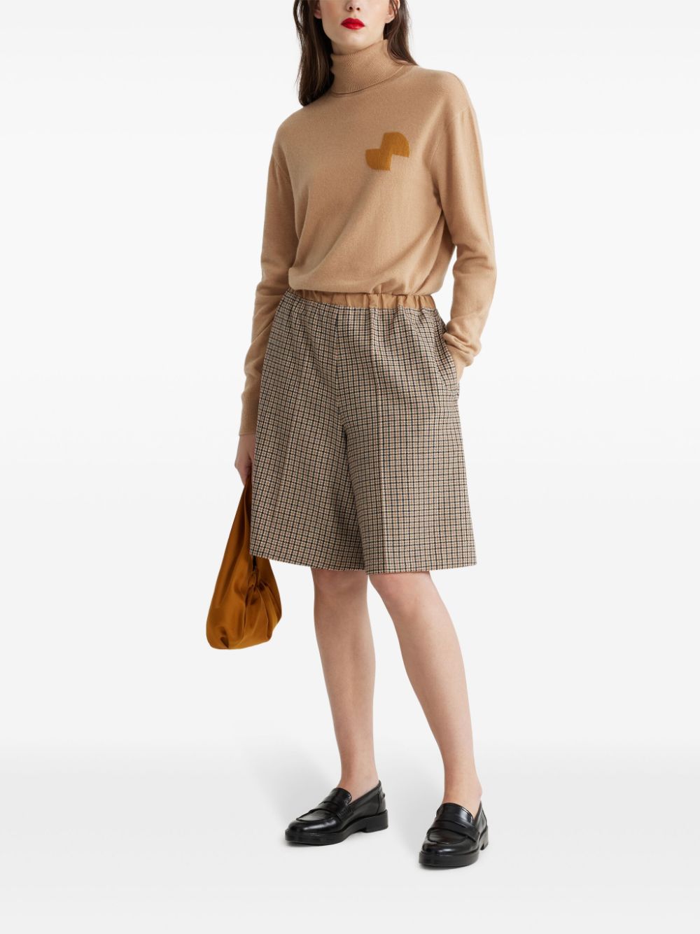 JP roll-neck sweater - Brown
