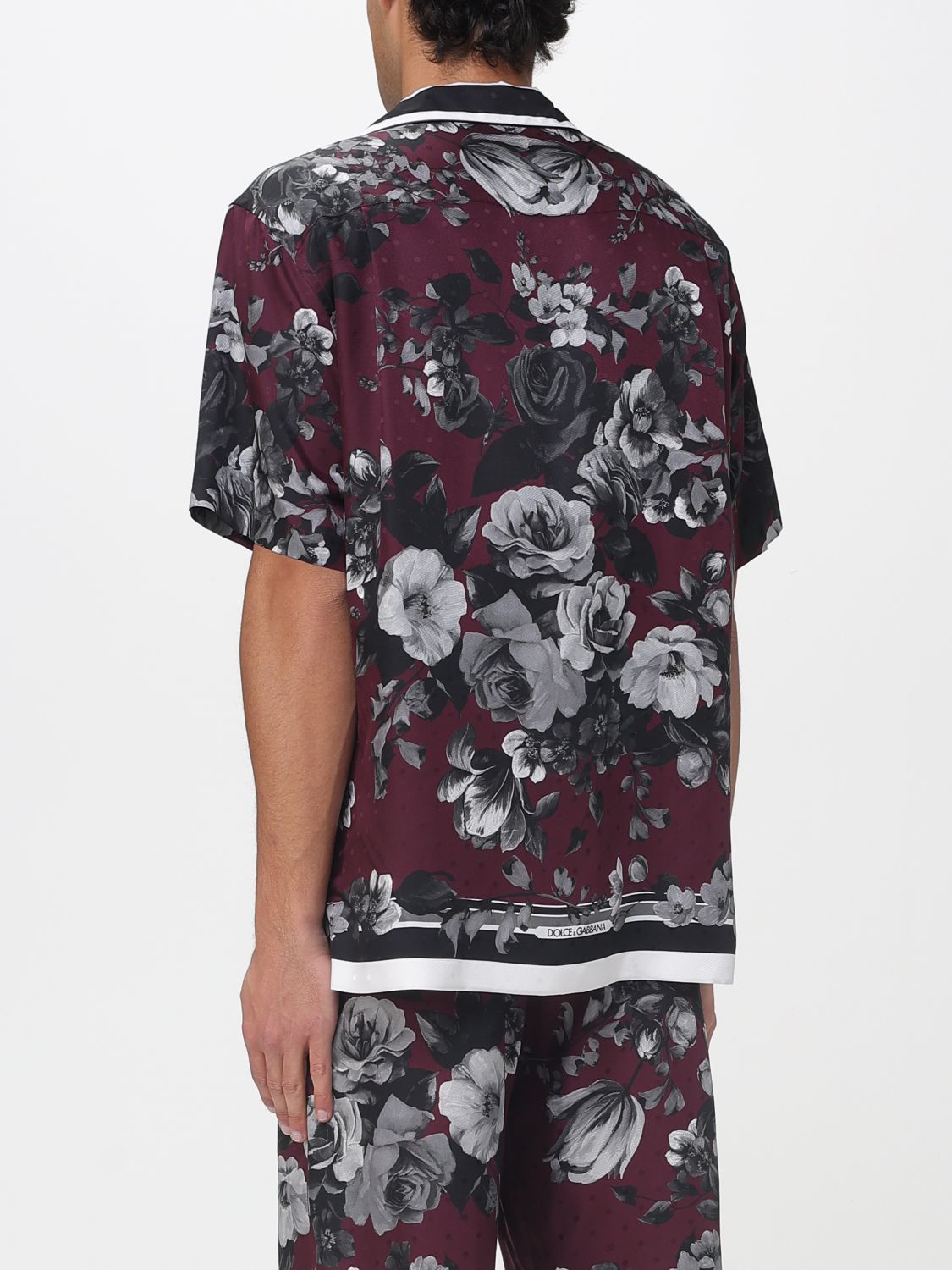 Shirt Men color Burgundy