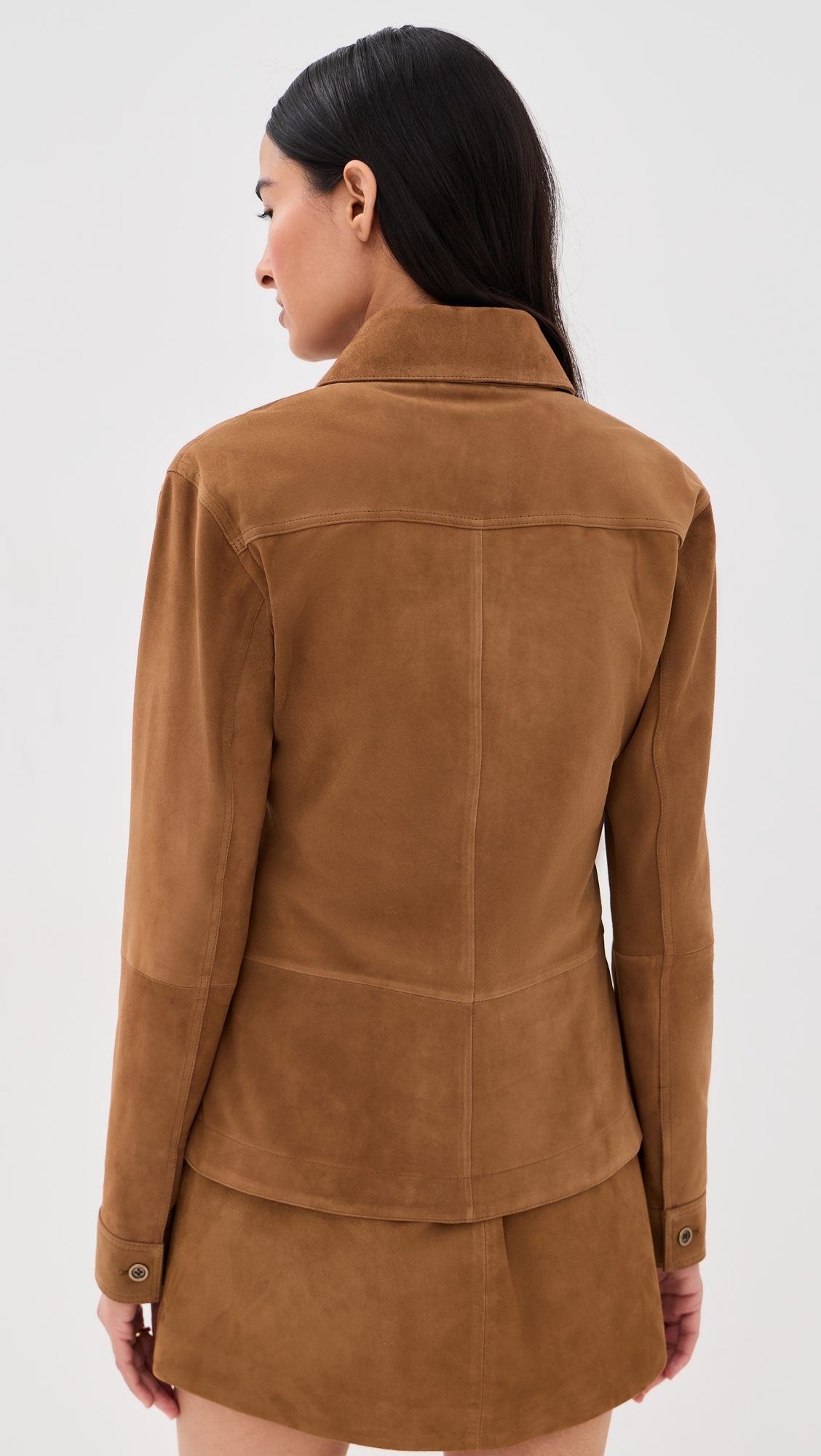 FAYE Goat Suede Jacket Whiskey