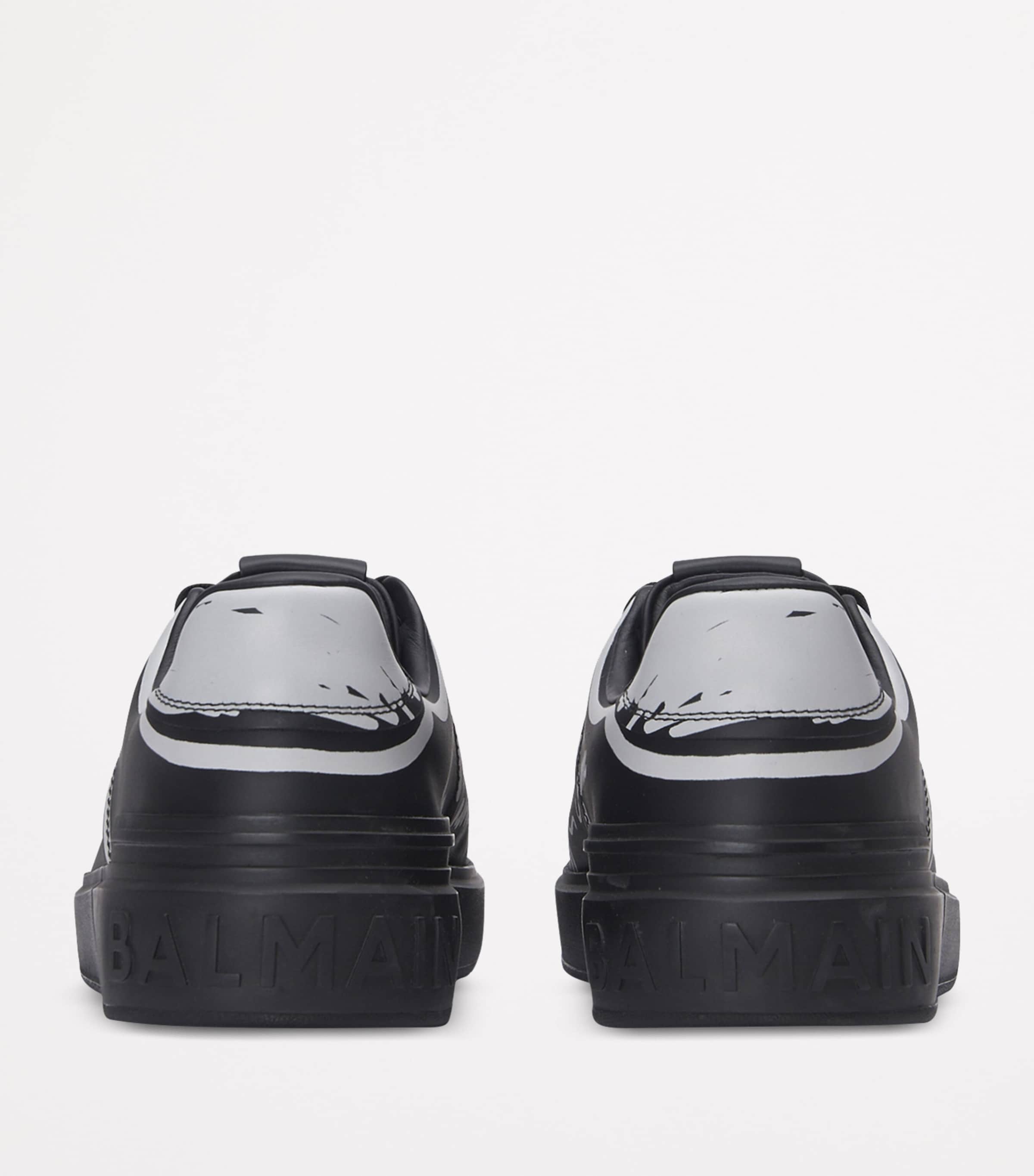 발망 남성 Calfskin B-Court Printed Sneakers 000000000007761498