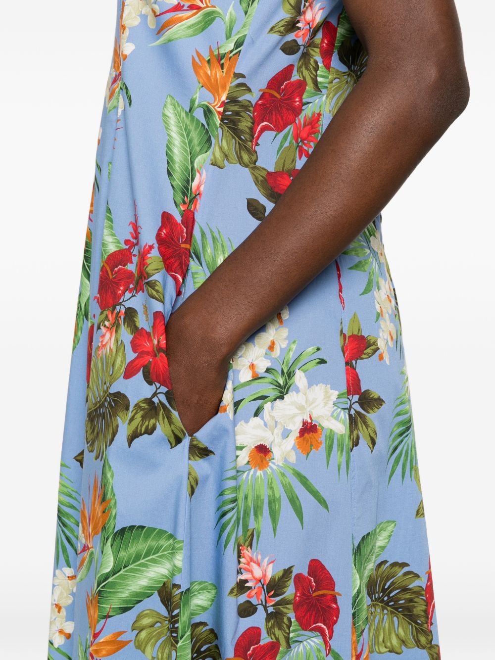 Robe midi en coton imprimé Archivio