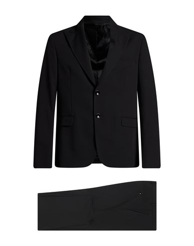 Man Suit Black Size 44 Polyacrylic, Viscose, Elastane