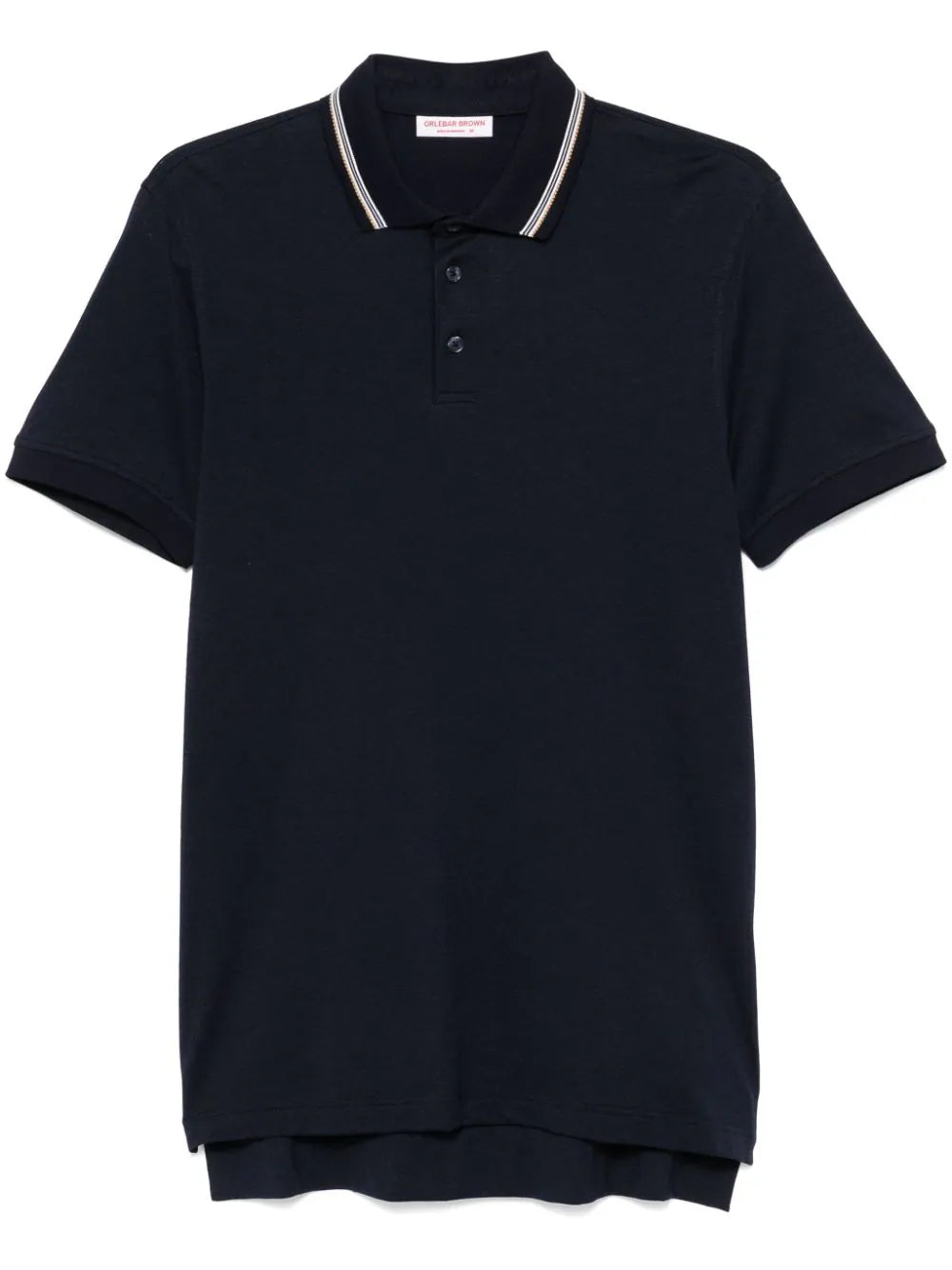 Dominic Ribbon Tippi Polo Shirt — Black