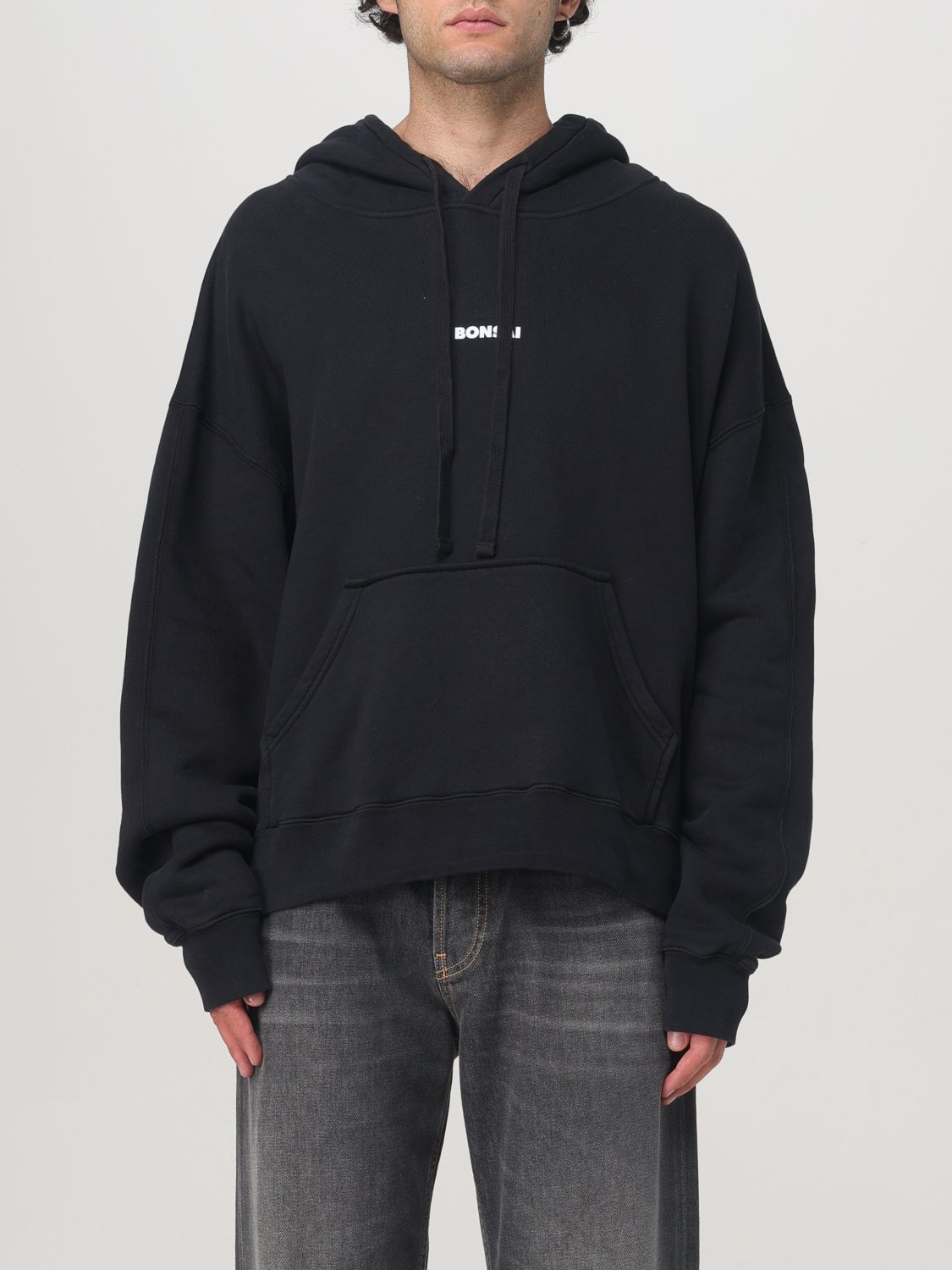 Sweatshirt Men color Black