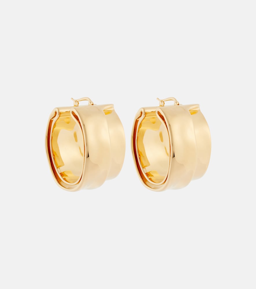 Jil Sander Layered hoop earrings