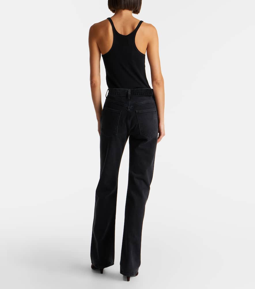 Leena mid-rise flared jeans