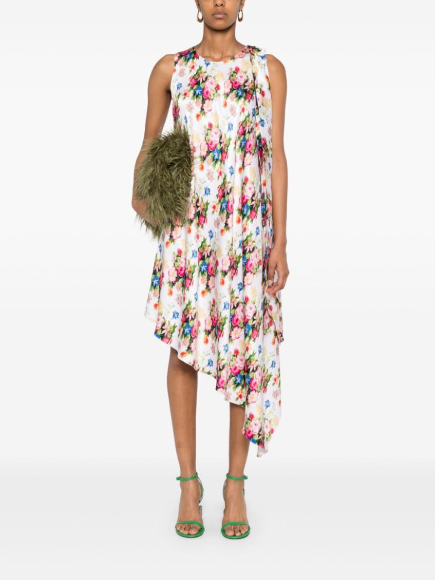 Silk Asymmetric Dress
