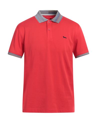 Harmont & Blaine Man Polo shirt Red Size 3XL Cotton