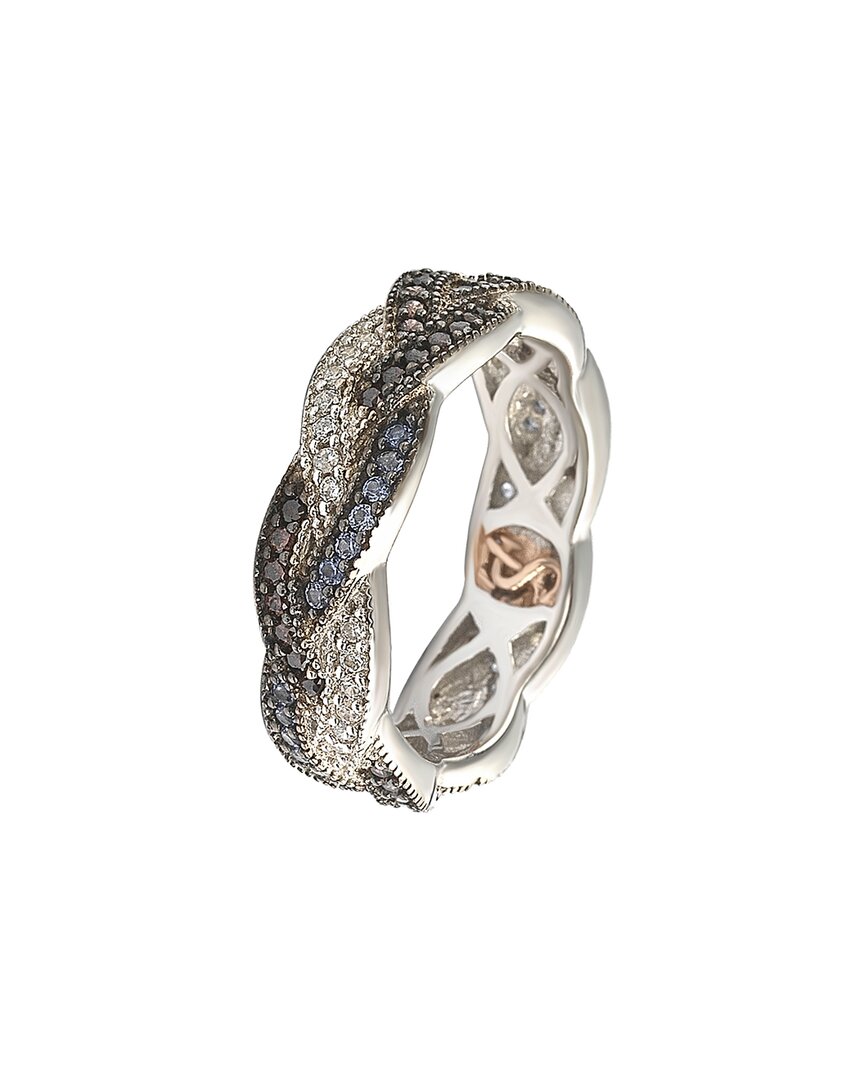 Silver Cz Eternity Ring