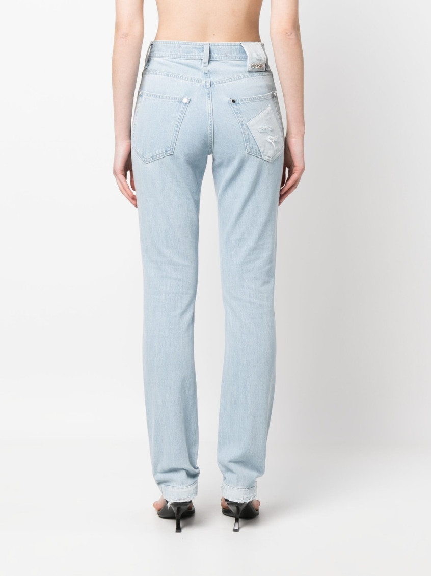 - Patchwork Organic Cotton Jeans