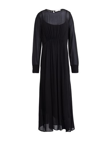 Woman Maxi dress Black Size 12 Viscose