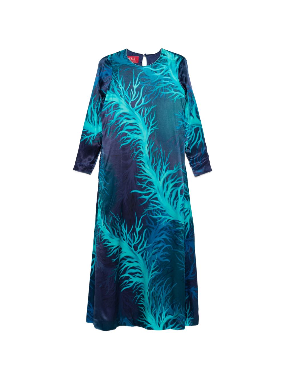 Printed silk dress