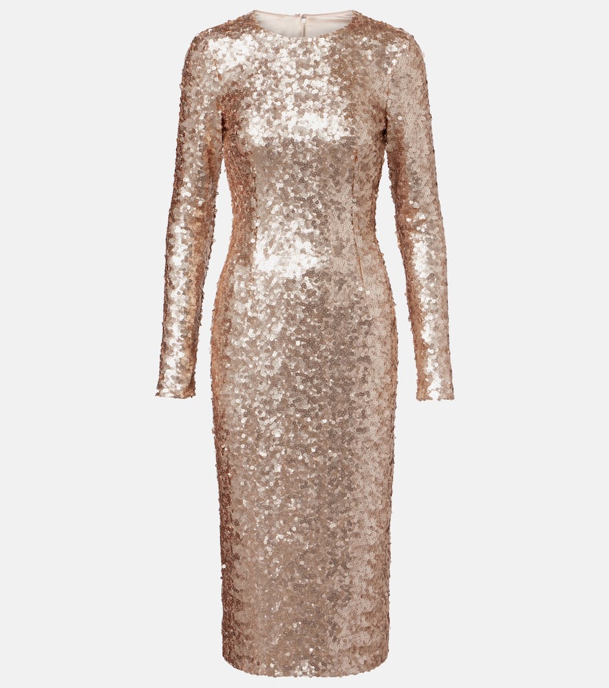 Sequined cocktail dress