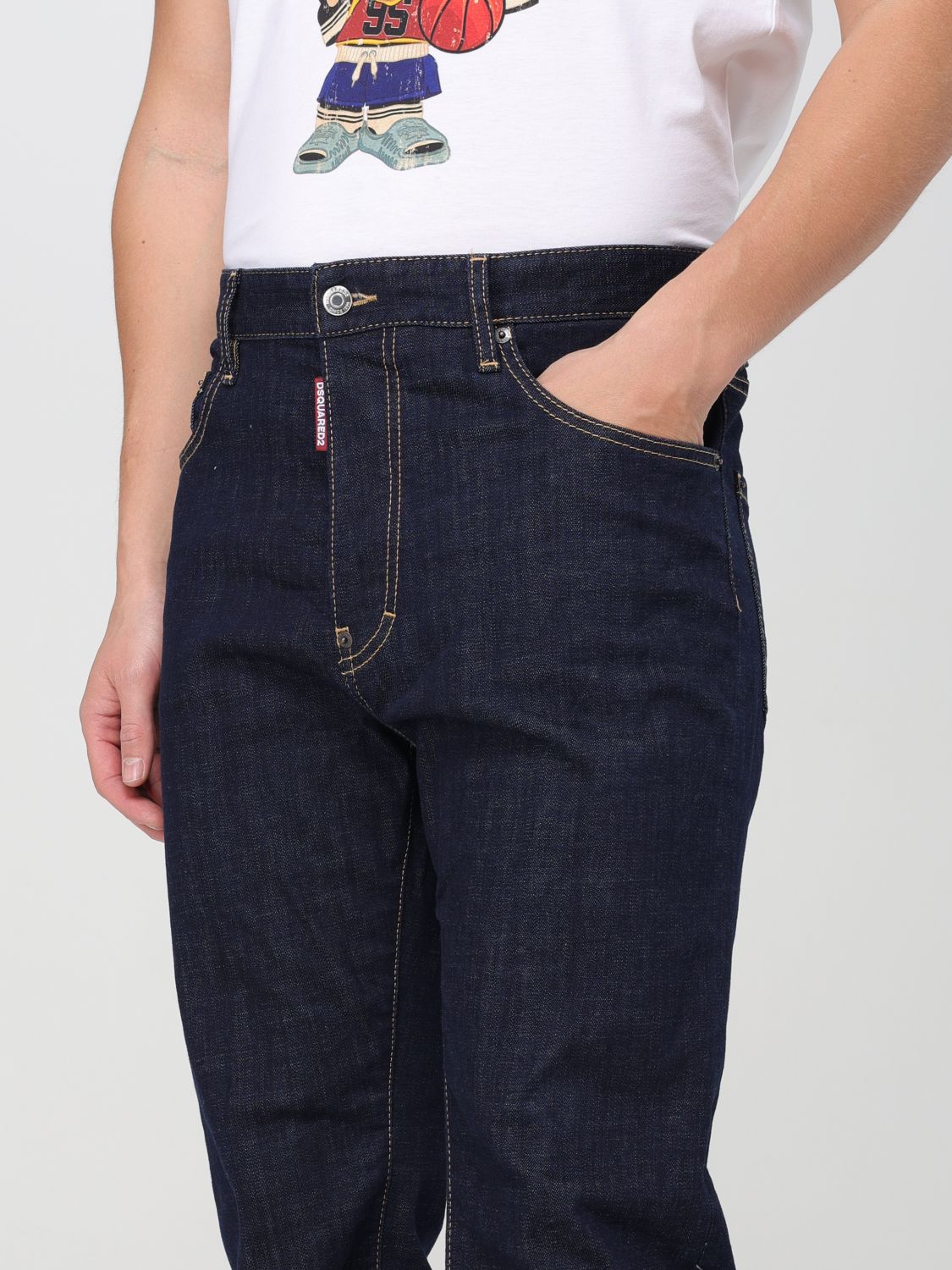Jeans Men color Blue